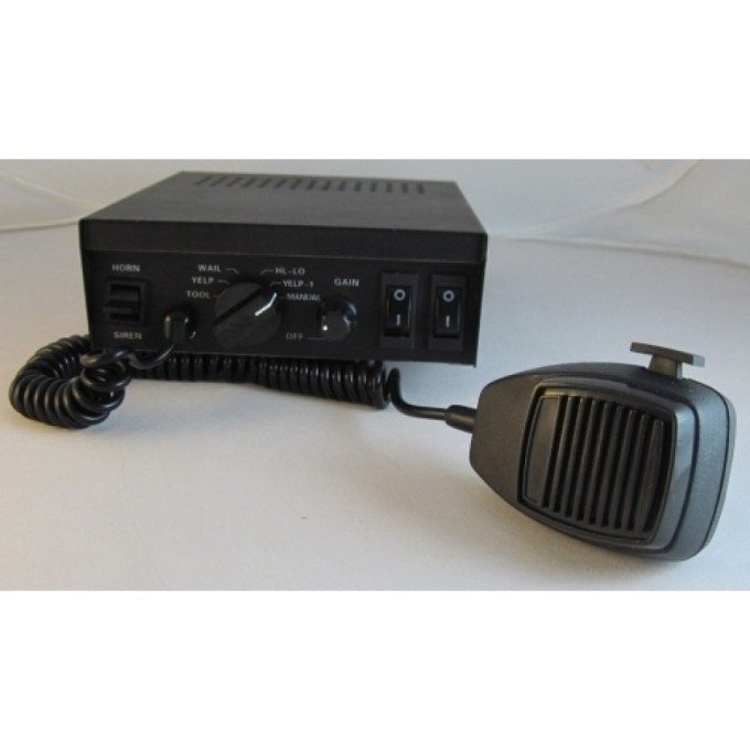 Sirena electronica auto CJB114 12V-200W cu comenzi pentru rampa de semnalizare luminoasa